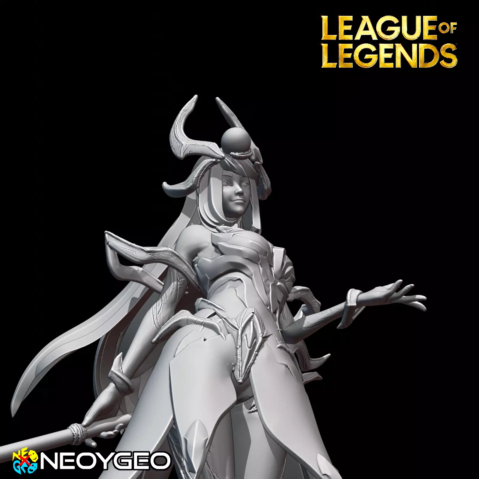 LUX DARK COSMIC - LEAGUE OF LEGENDS 3D print model_1