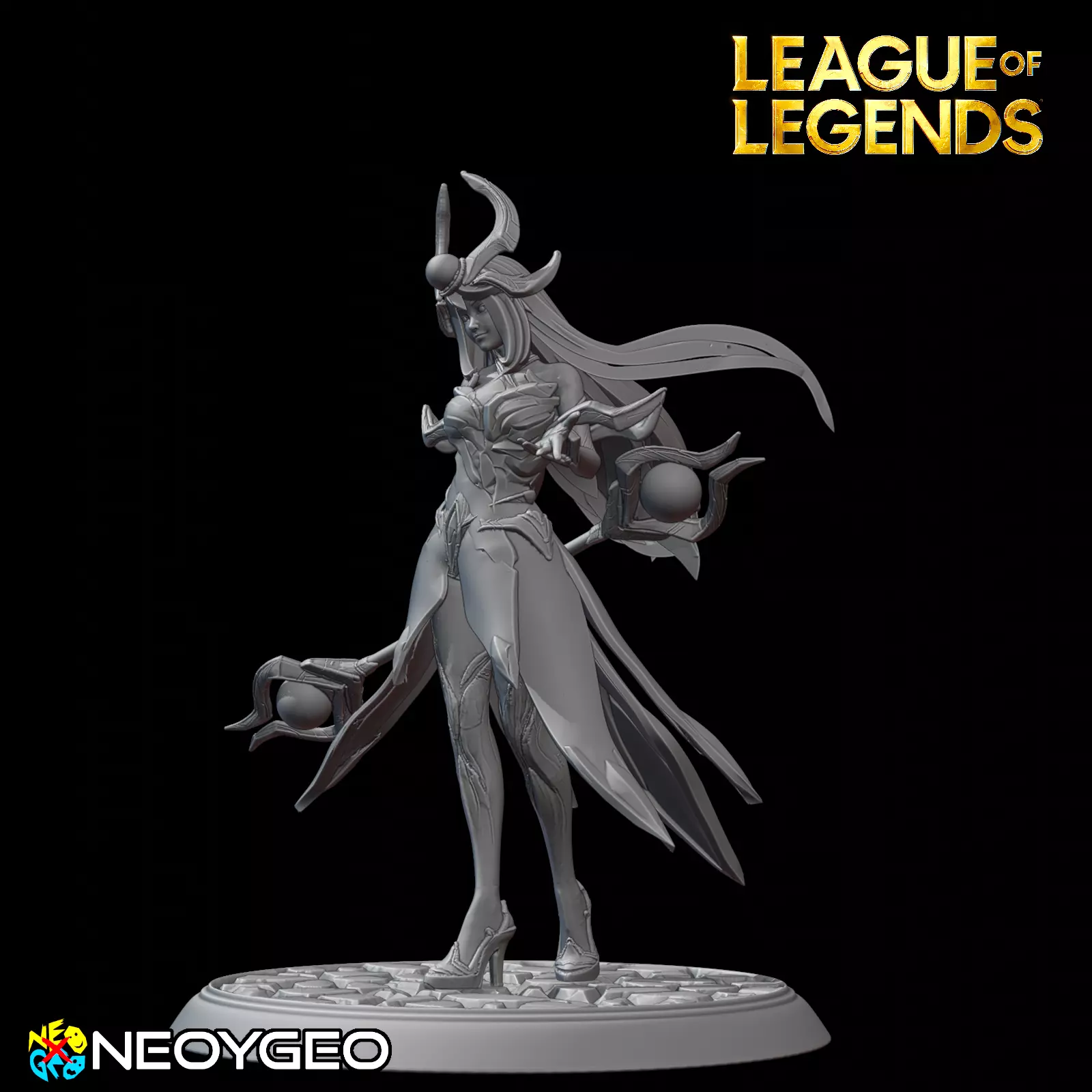 LUX DARK COSMIC - LEAGUE OF LEGENDS 3D print model_3