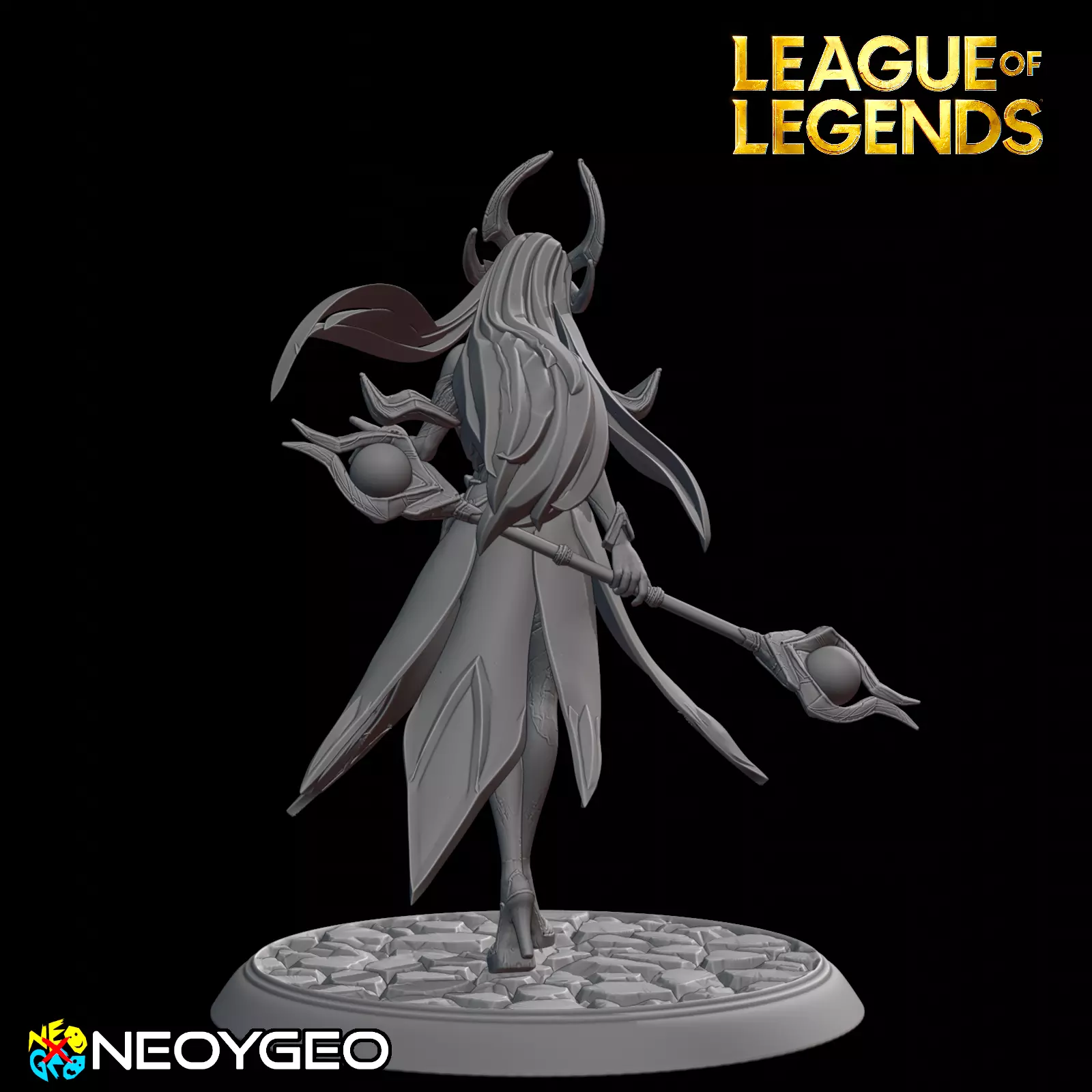 LUX DARK COSMIC - LEAGUE OF LEGENDS 3D print model_4