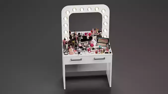 -Cosmetics on Table-