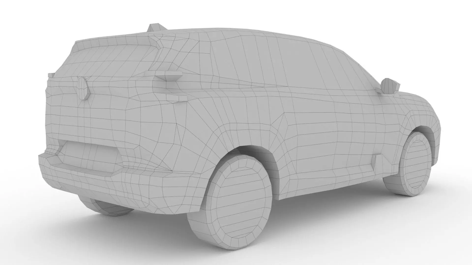 Citroen C5 2025 Low-poly 3D model_9