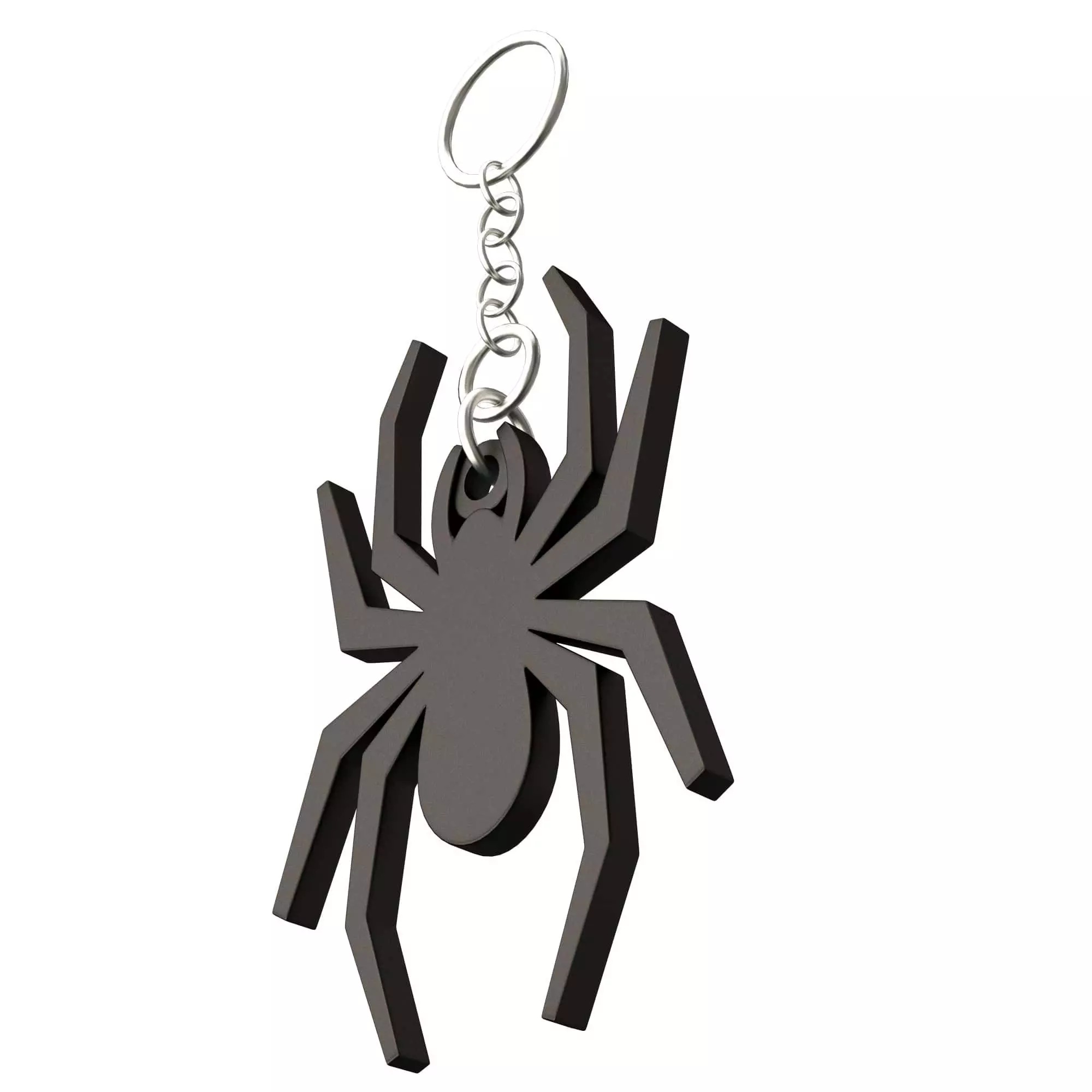 Spider Keychain 3D print model_4