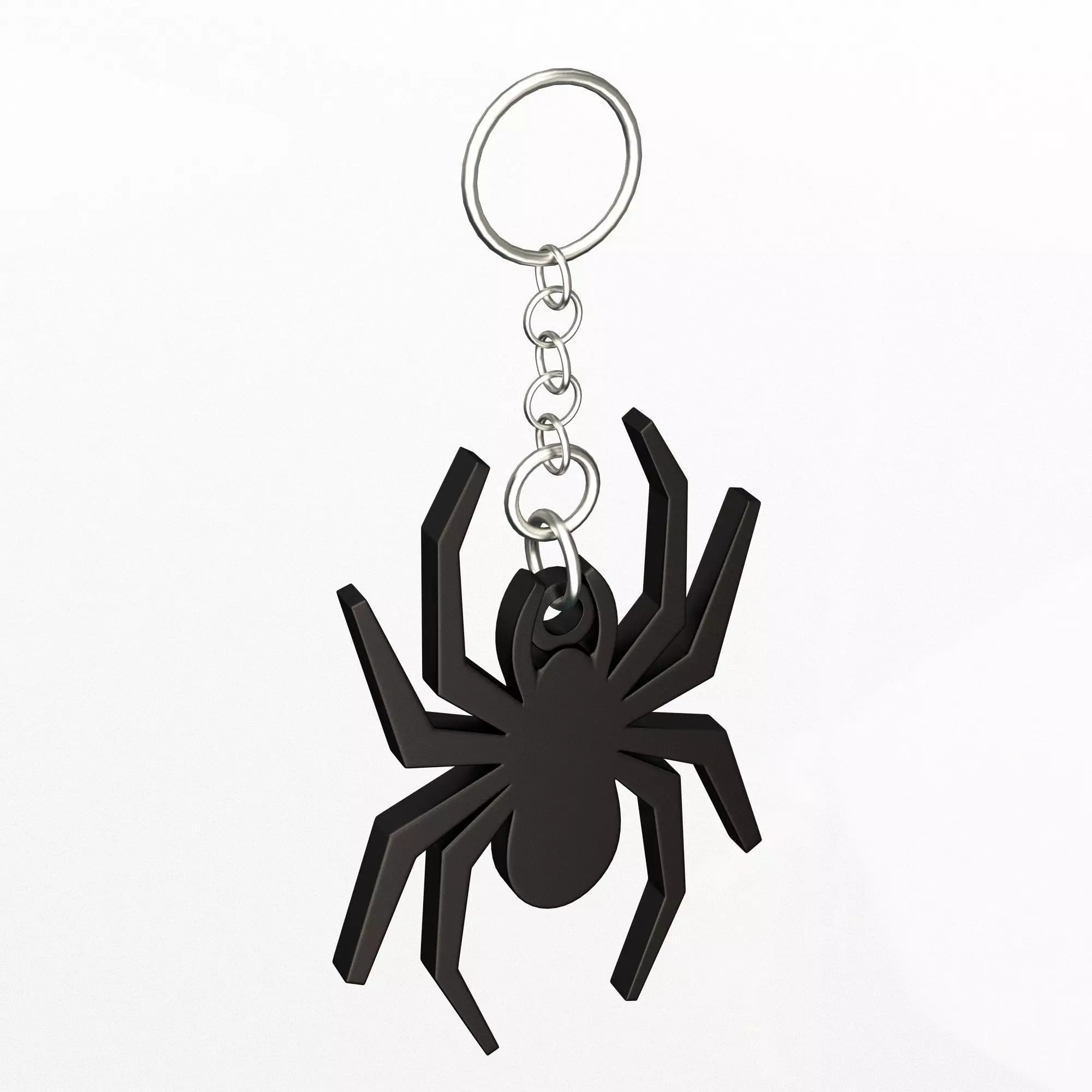 Spider Keychain 3D print model_1