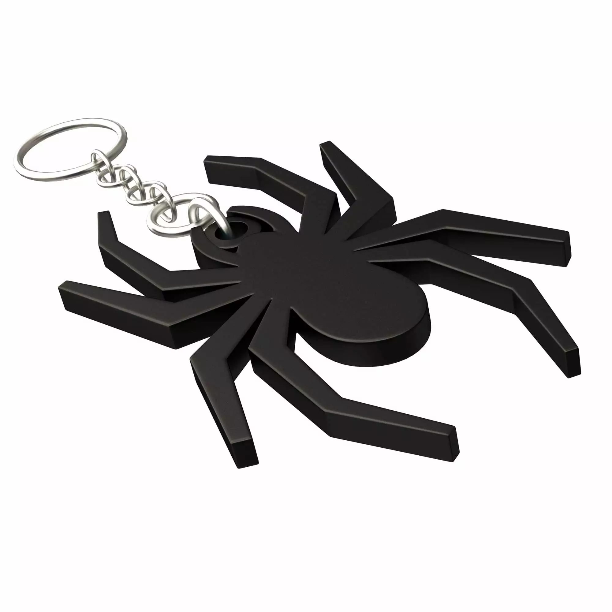 Spider Keychain 3D print model_5