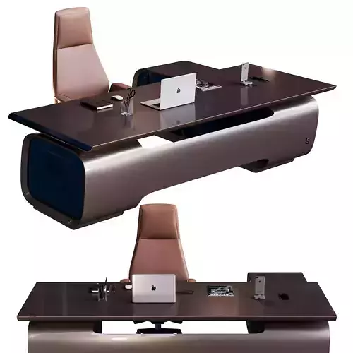 Modern Executive Chairmans Desk by BOBIAO