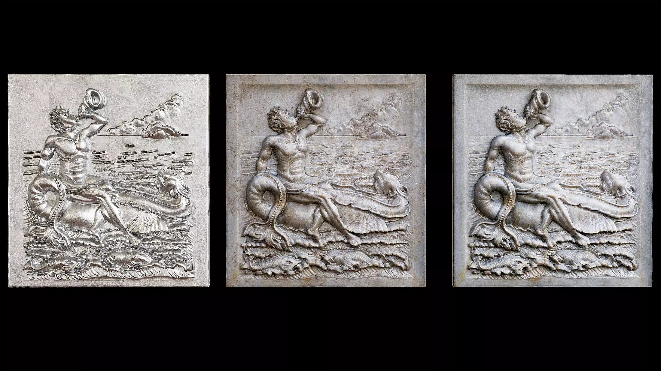 TRITON PANEL Low-poly 3D model_2