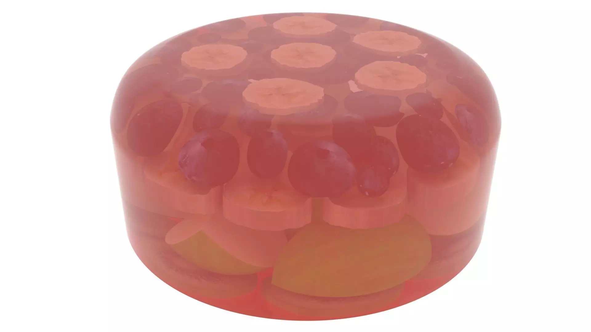 Fruit Jelly Cake 3D model_8