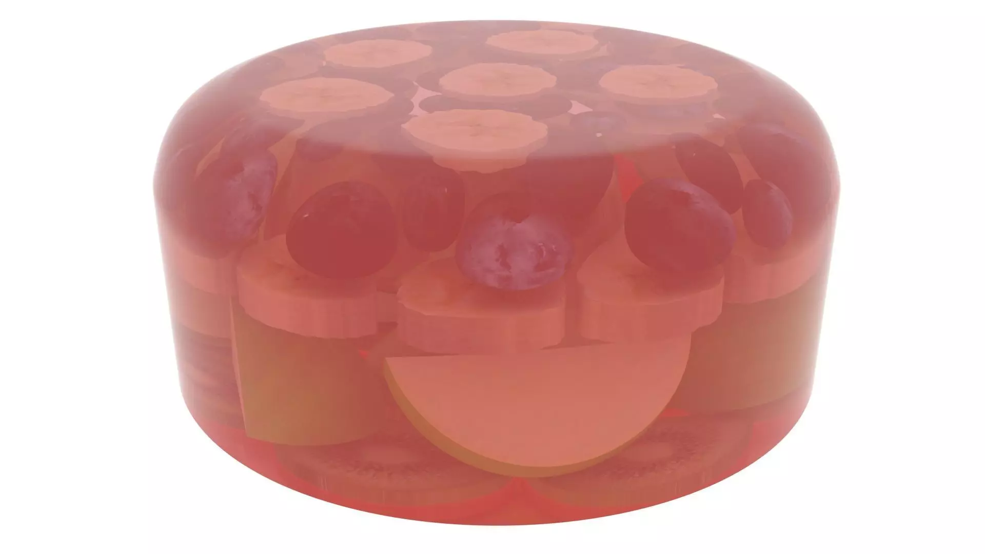 Fruit Jelly Cake 3D model_10