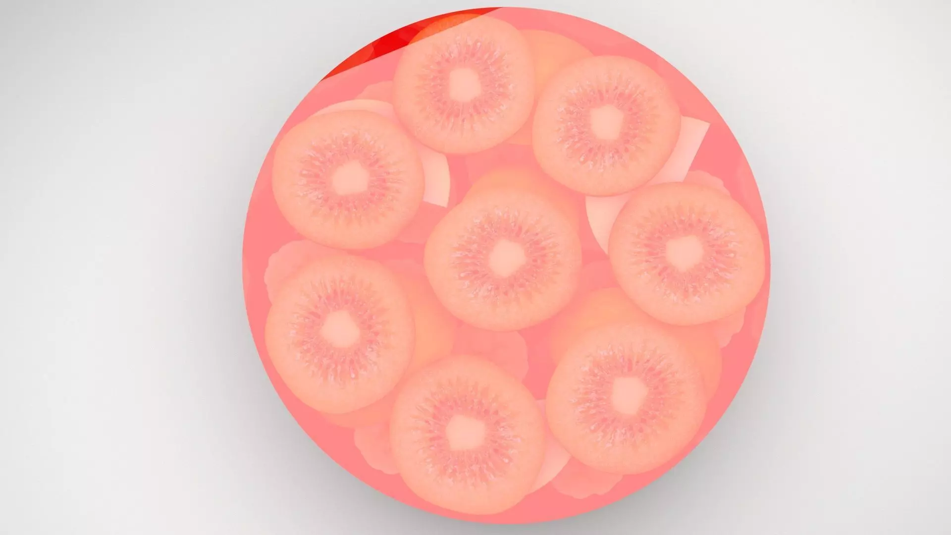 Fruit Jelly Cake 3D model_5