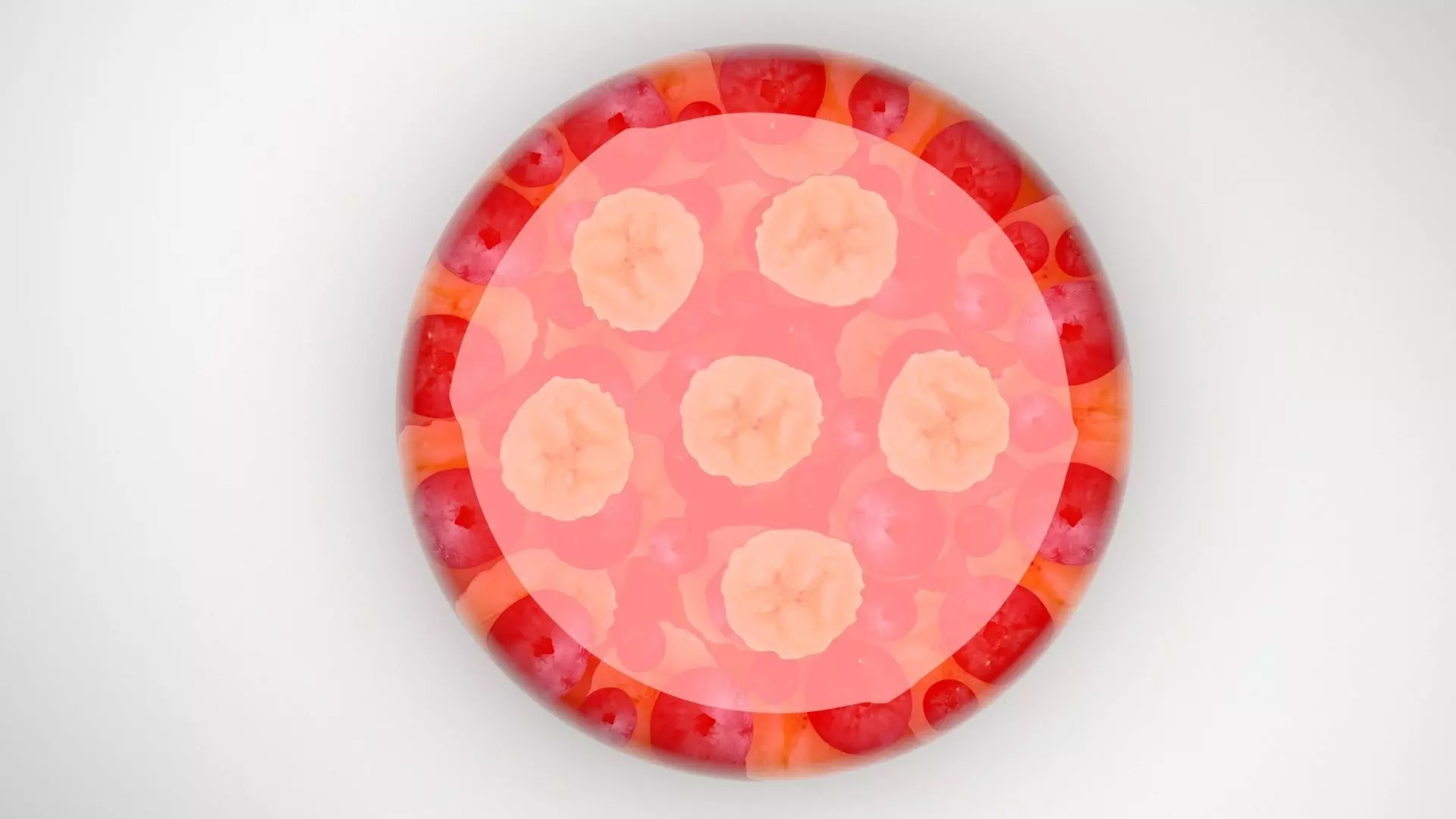 Fruit Jelly Cake 3D model_1