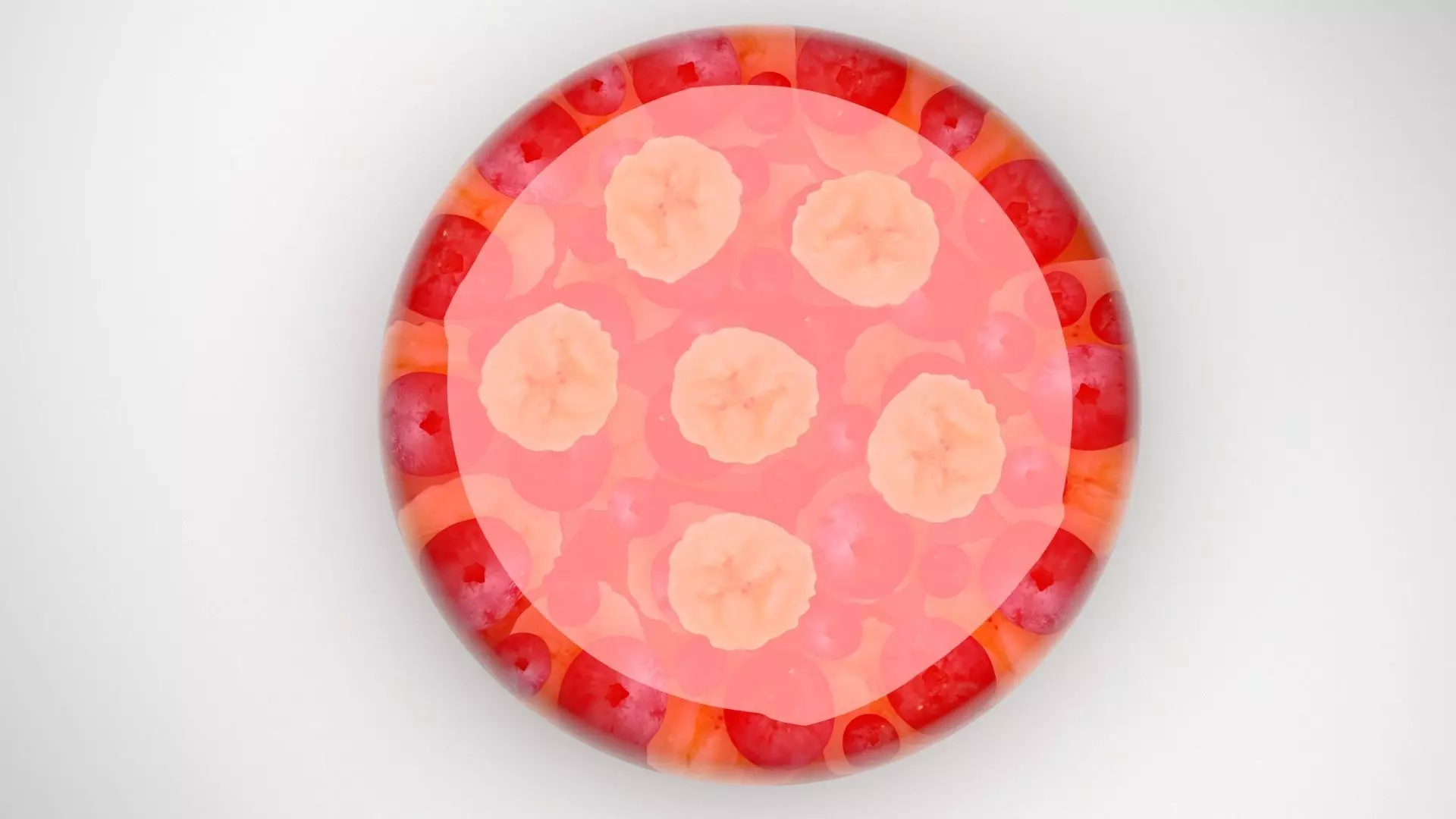Fruit Jelly Cake 3D model_3