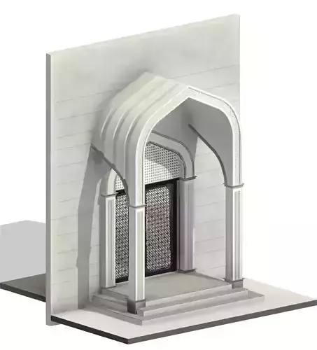 Islamic Mosque Entrance Arch Revit