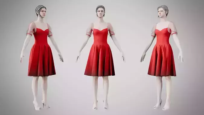 Dress 09 Alabama Crimson