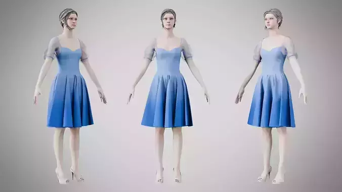 Dress 09 Little Boy Blue