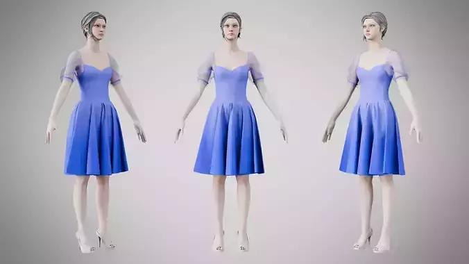 Dress 09 Very Light Blue