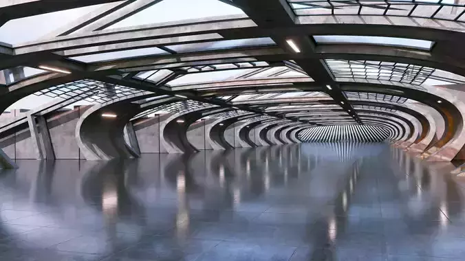 Vehicle Rendering Scene - Architectural Background - V1U8 3D model