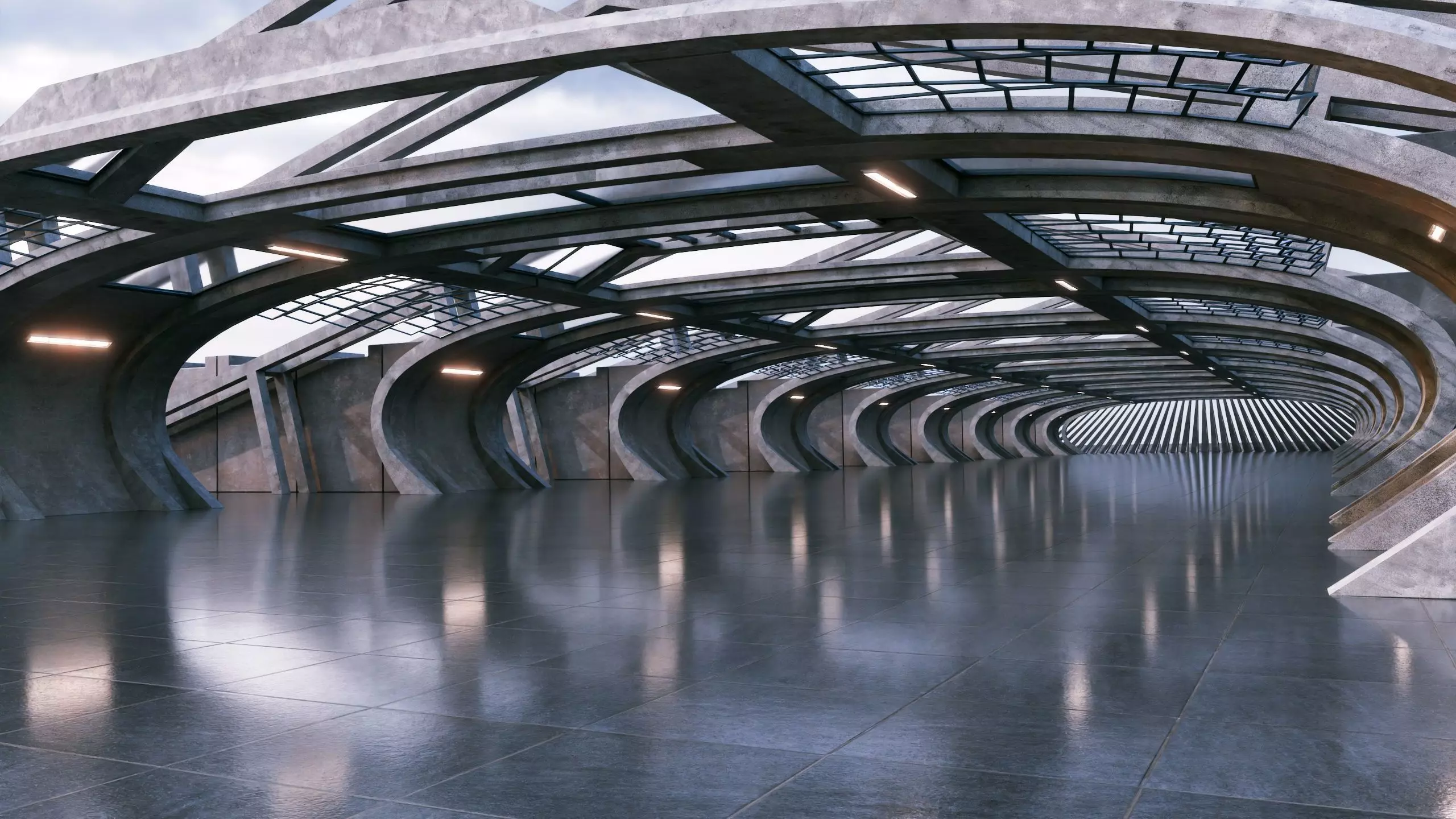 Vehicle Rendering Scene - Architectural Background - V1U8 3D model_15