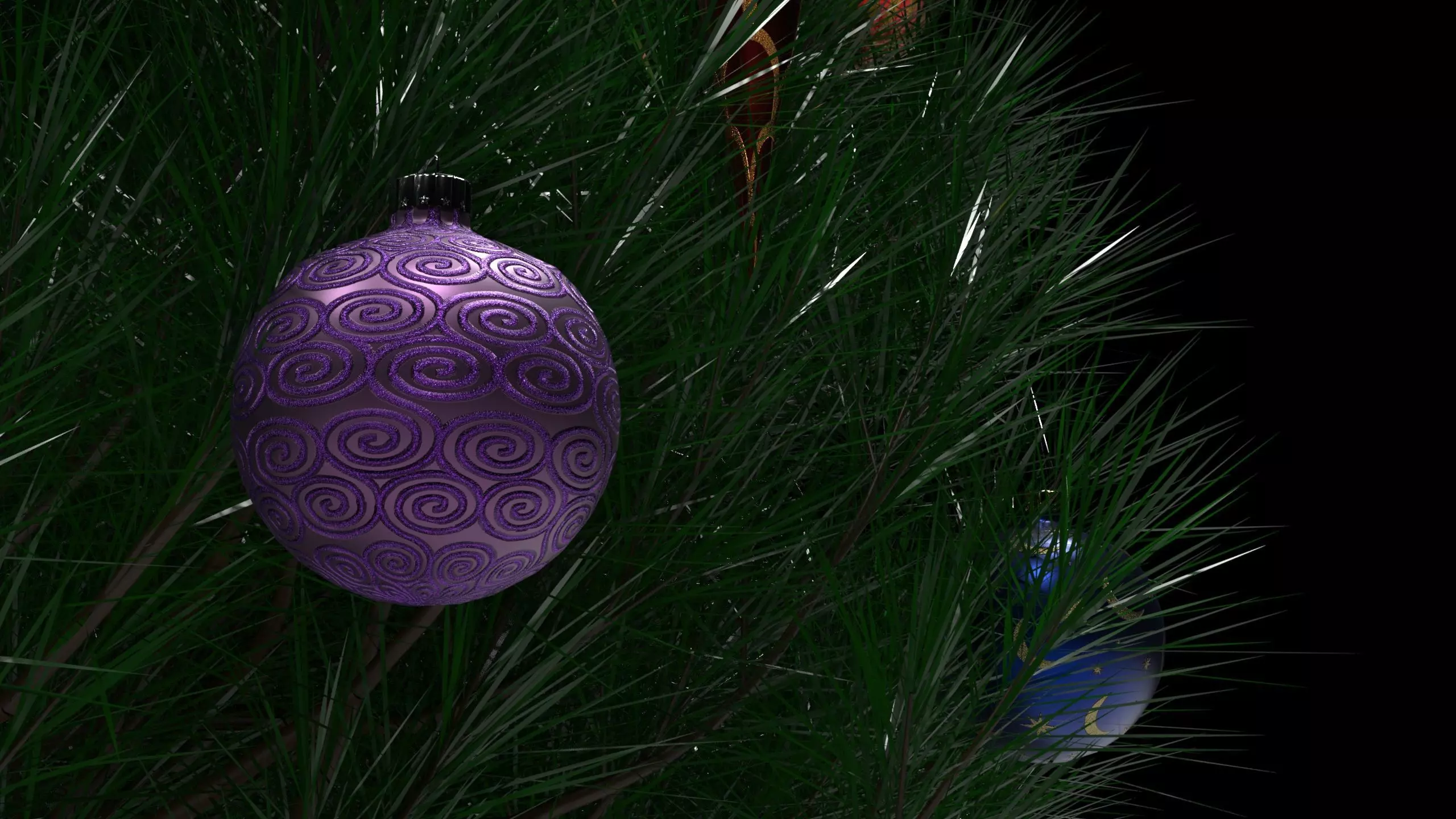 Christmas Ornament Asset Pack Low-poly 3D model_3