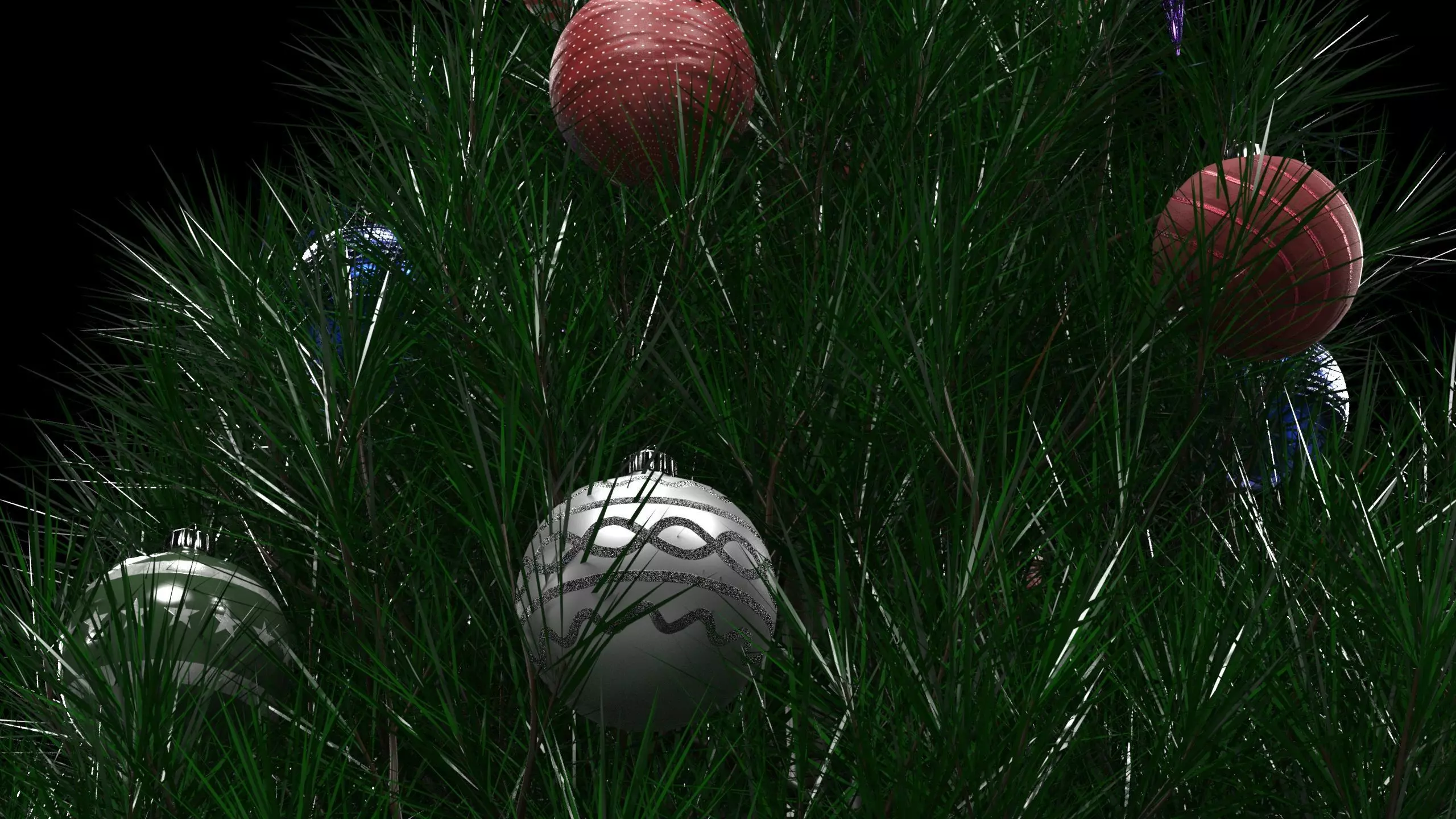 Christmas Ornament Asset Pack Low-poly 3D model_2