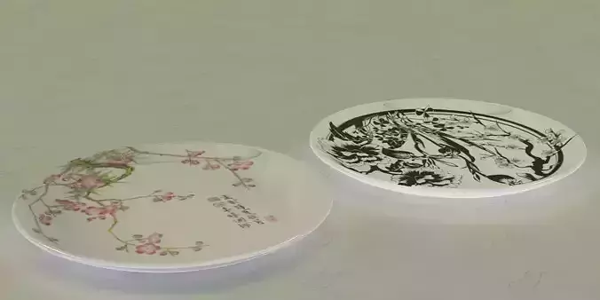 Chinese Plate or Bone China Plate