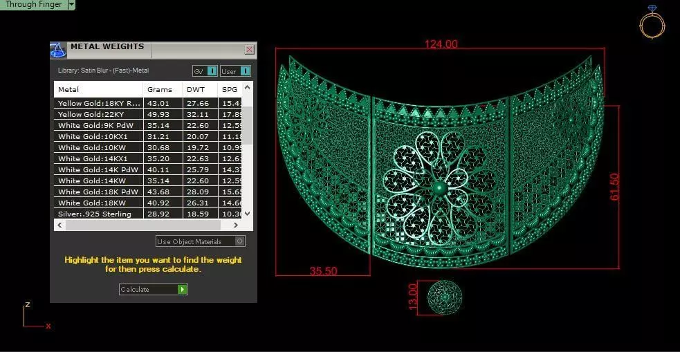 The fusion choker - necklace 3D print model_5