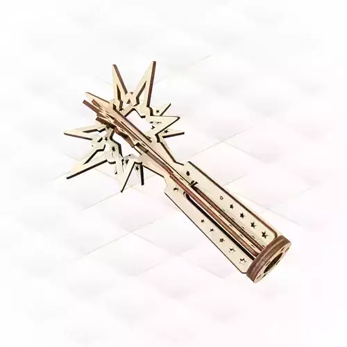 Christmas Tree Topper Star Laser Cut Svg Dxf Files 3D print model