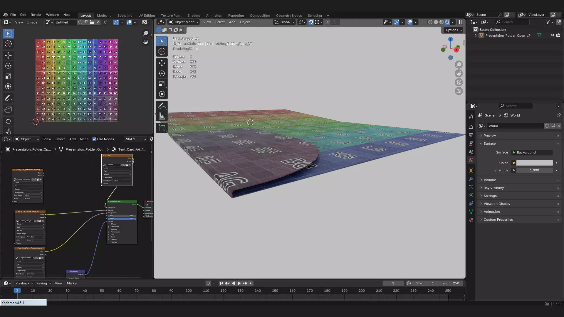 Presentation folder mockup 3d model for brand 3D model_5