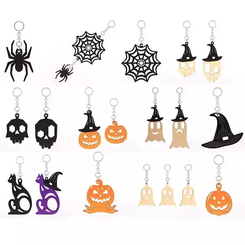 Flexi Halloween Keychain Set