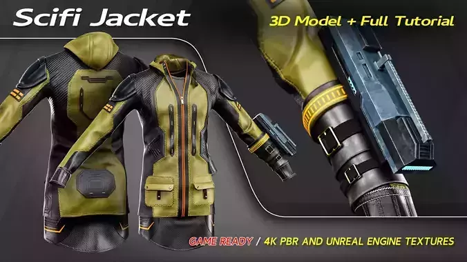 Scifi Jacket 3D Model