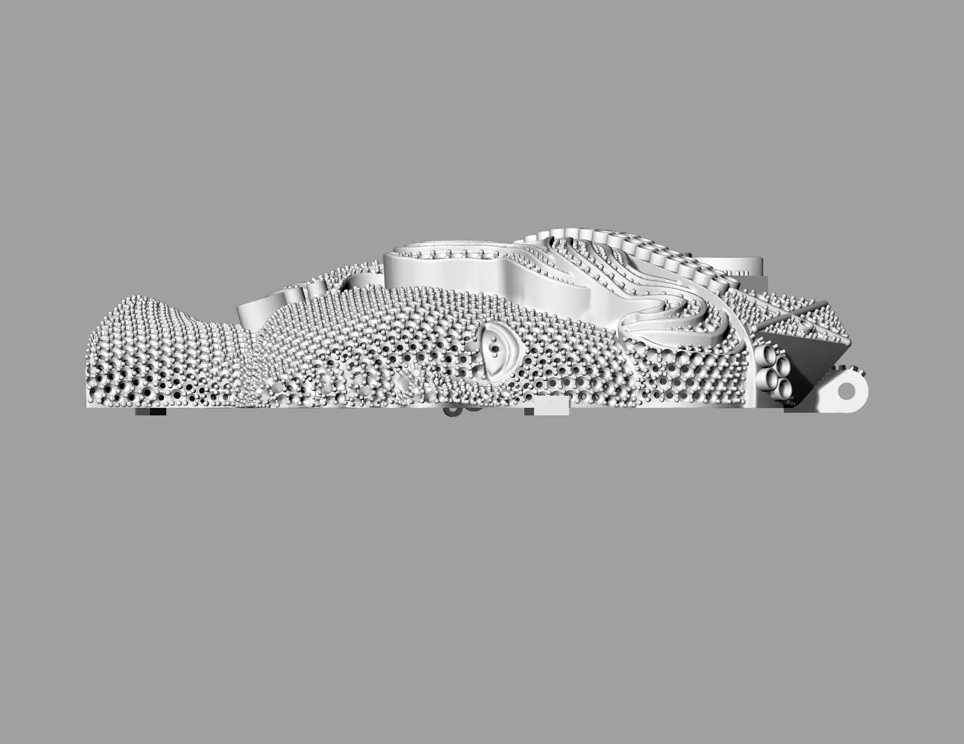 Queen Elizabeth Pendant  3D print model 3D print model_12