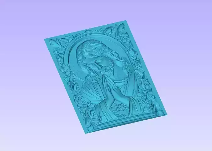 Jesus Praying cnc 