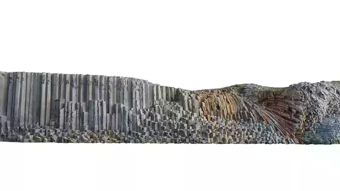 Basalt Cliff Rock Scan G