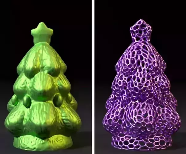 Christmas tree 3D print model