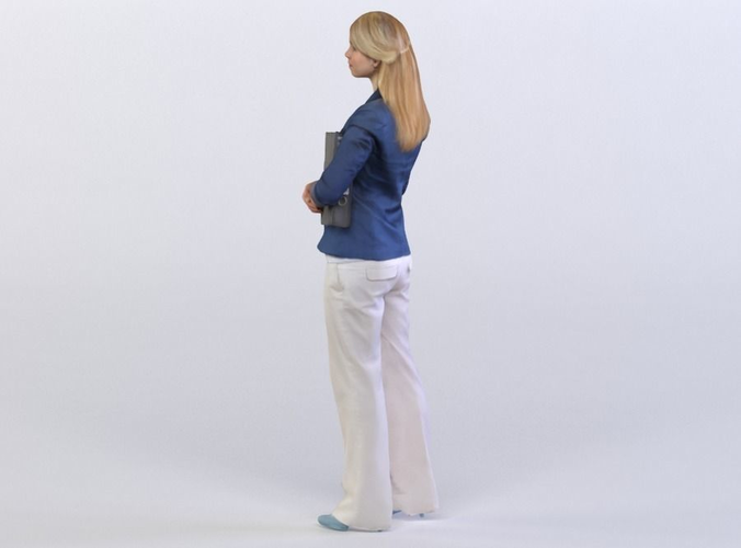 Celina 0042 Woman holding a folder