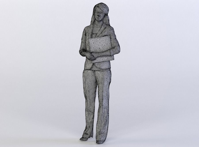 Celina 0042 Woman holding a folder