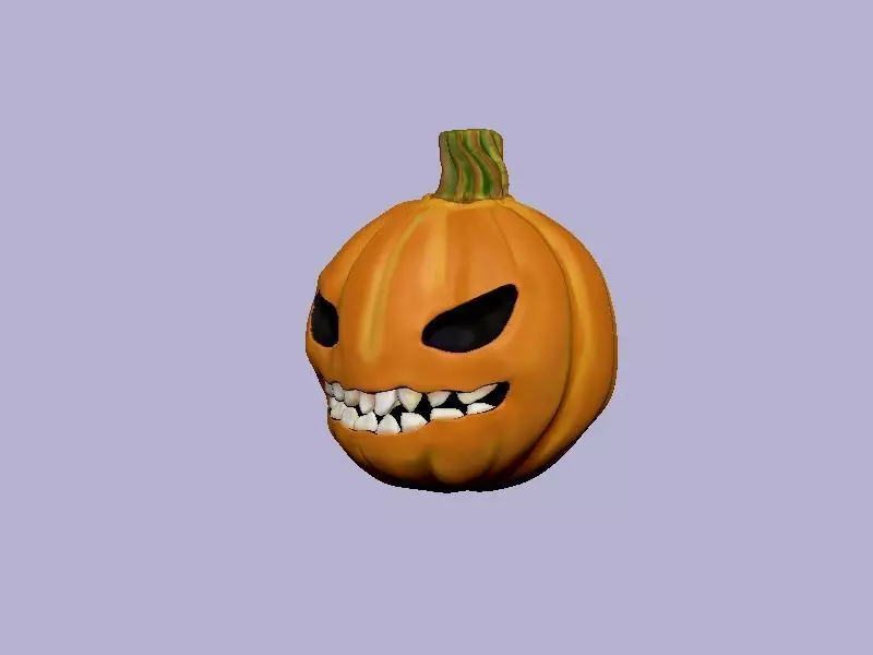 pumpkin halloween 3D print model_5