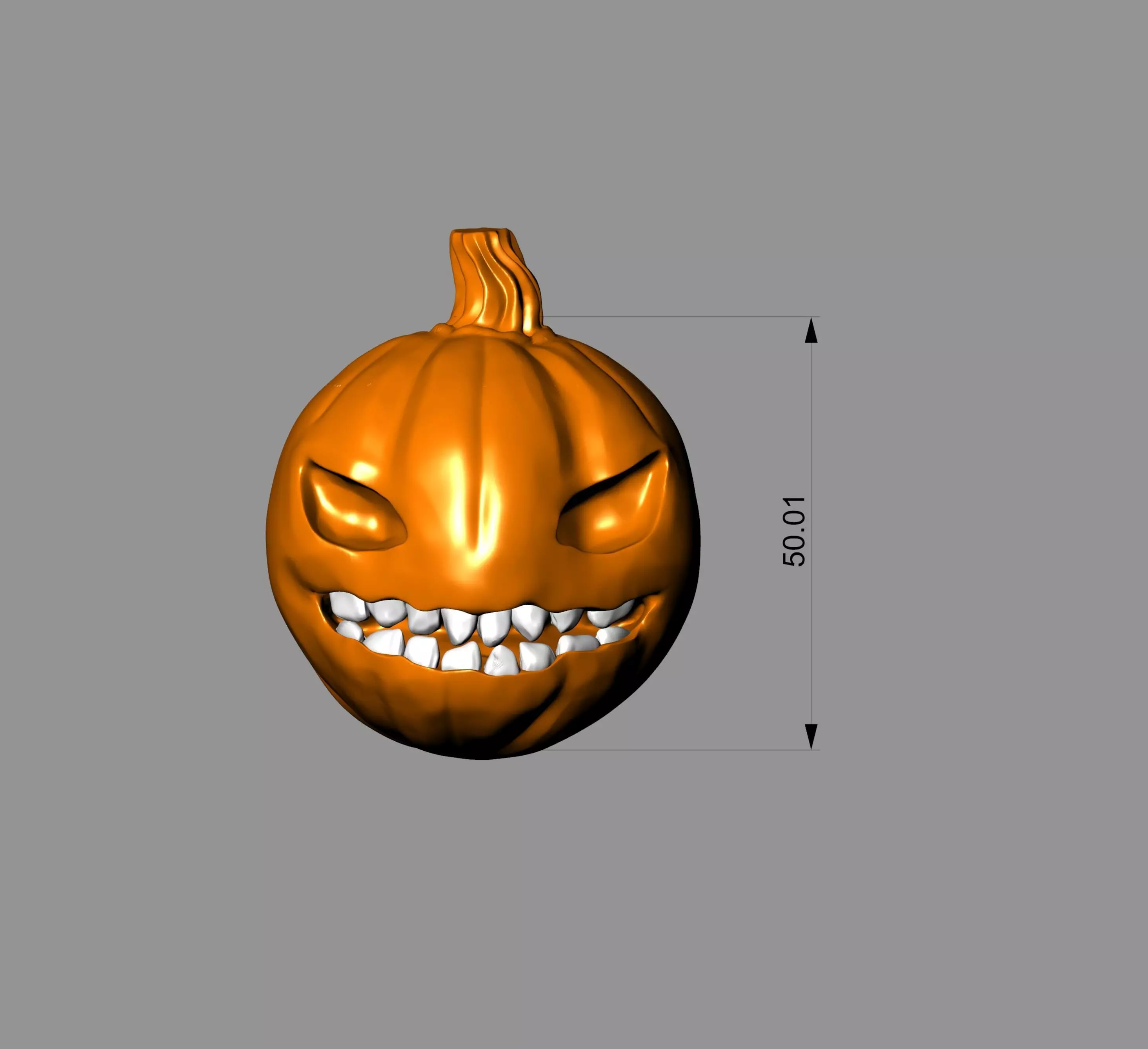 pumpkin halloween 3D print model_8