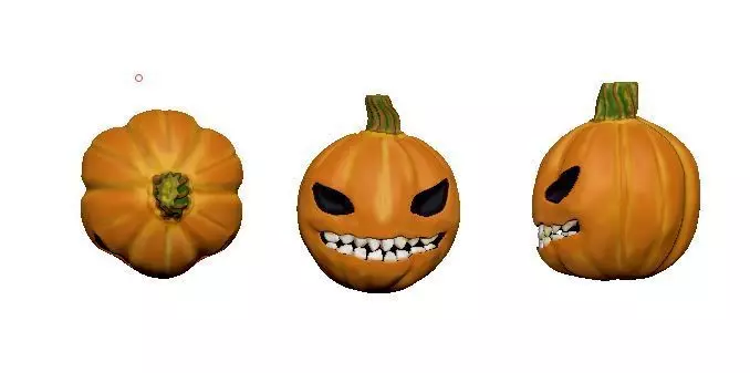 pumpkin halloween 3D print model_9