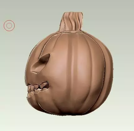 pumpkin halloween 3D print model_2