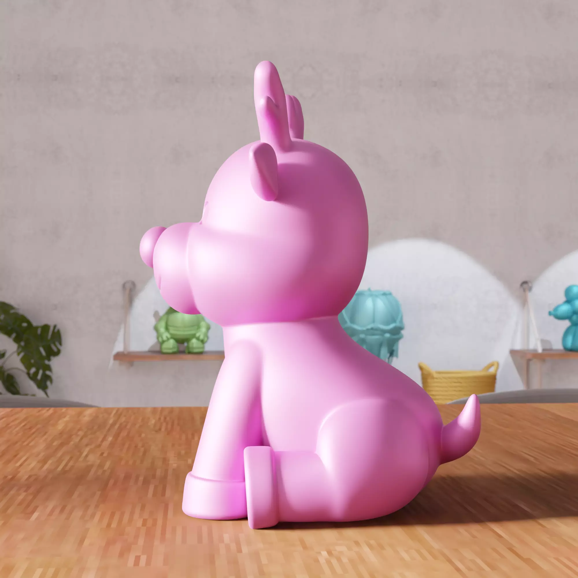 Christmas Reindeer Decor - 480 3D print model_3