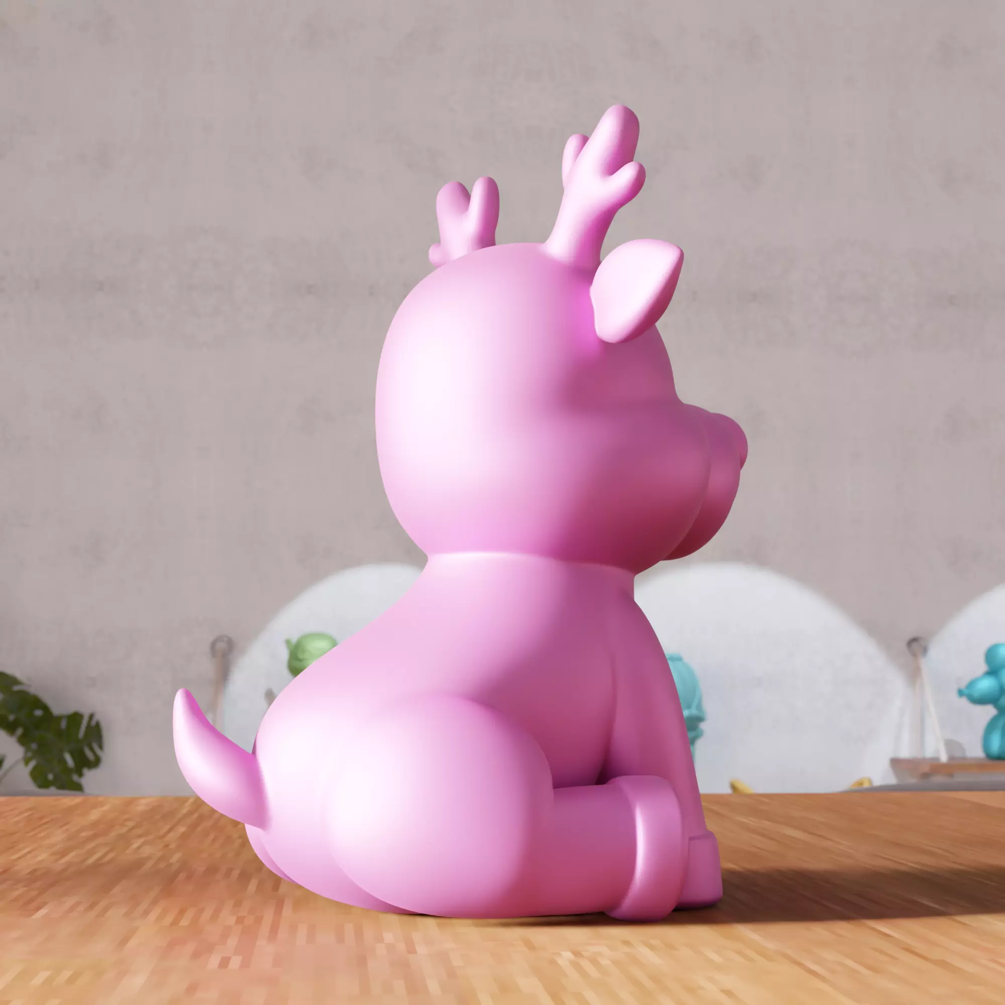 Christmas Reindeer Decor - 480 3D print model_5