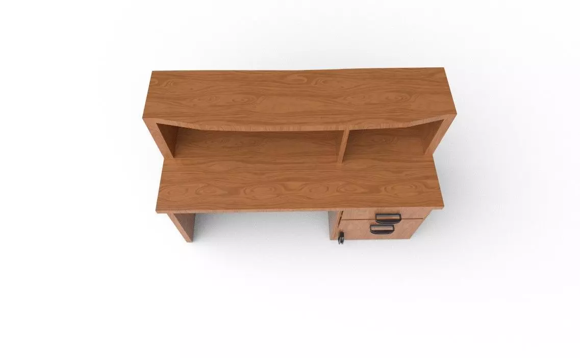 Study Table 1 Low-poly 3D model_17