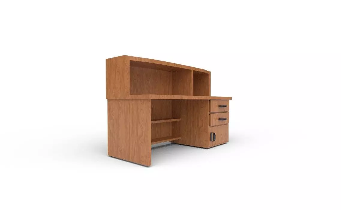 Study Table 1 Low-poly 3D model_8