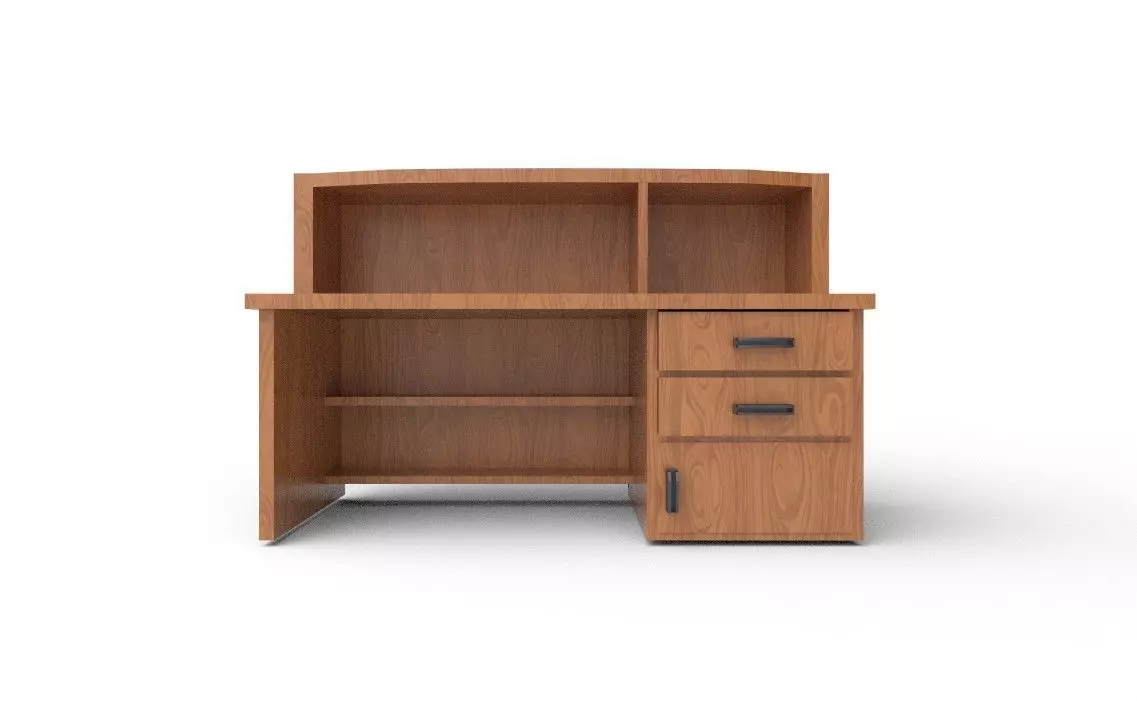 Study Table 1 Low-poly 3D model_7