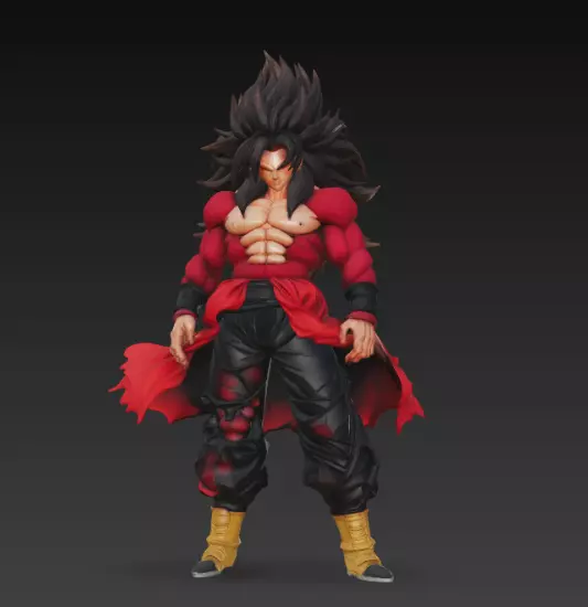 Goku Super Saiyan 4 Free 3D print model