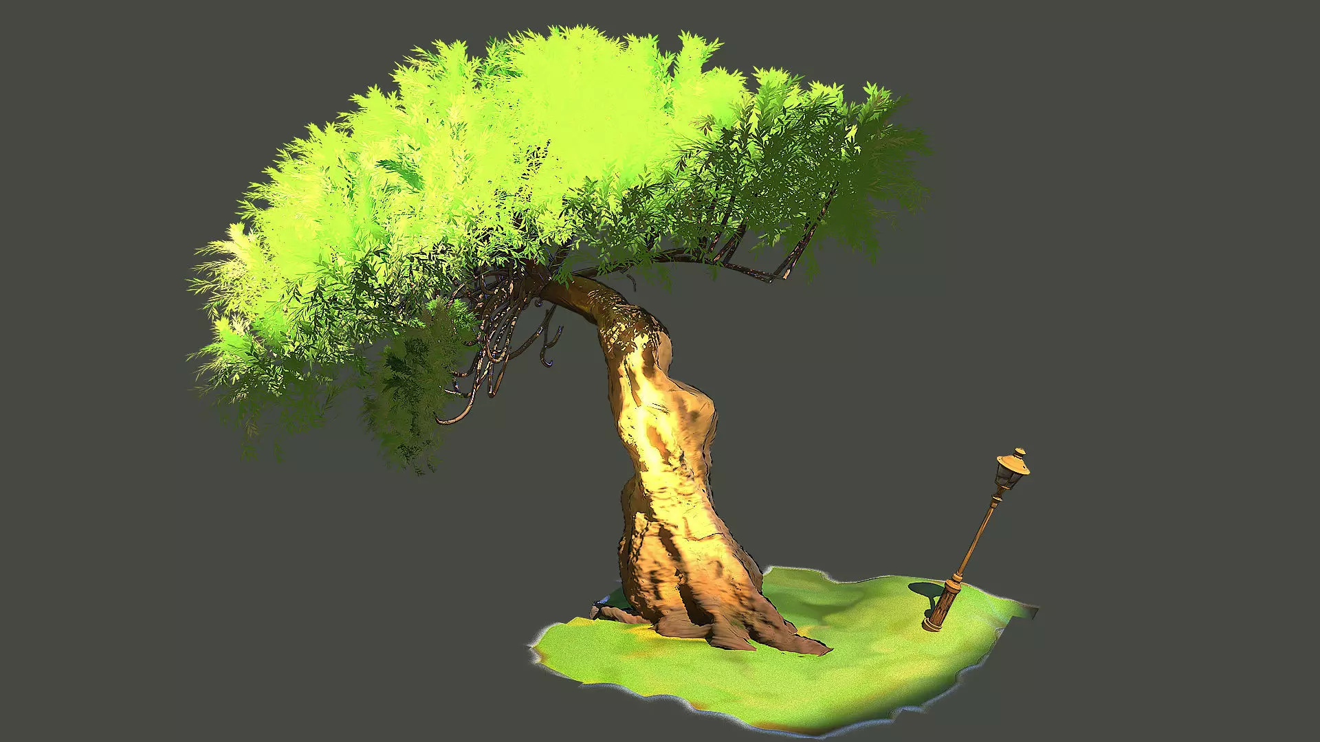 Stylized Tree 3D model_1