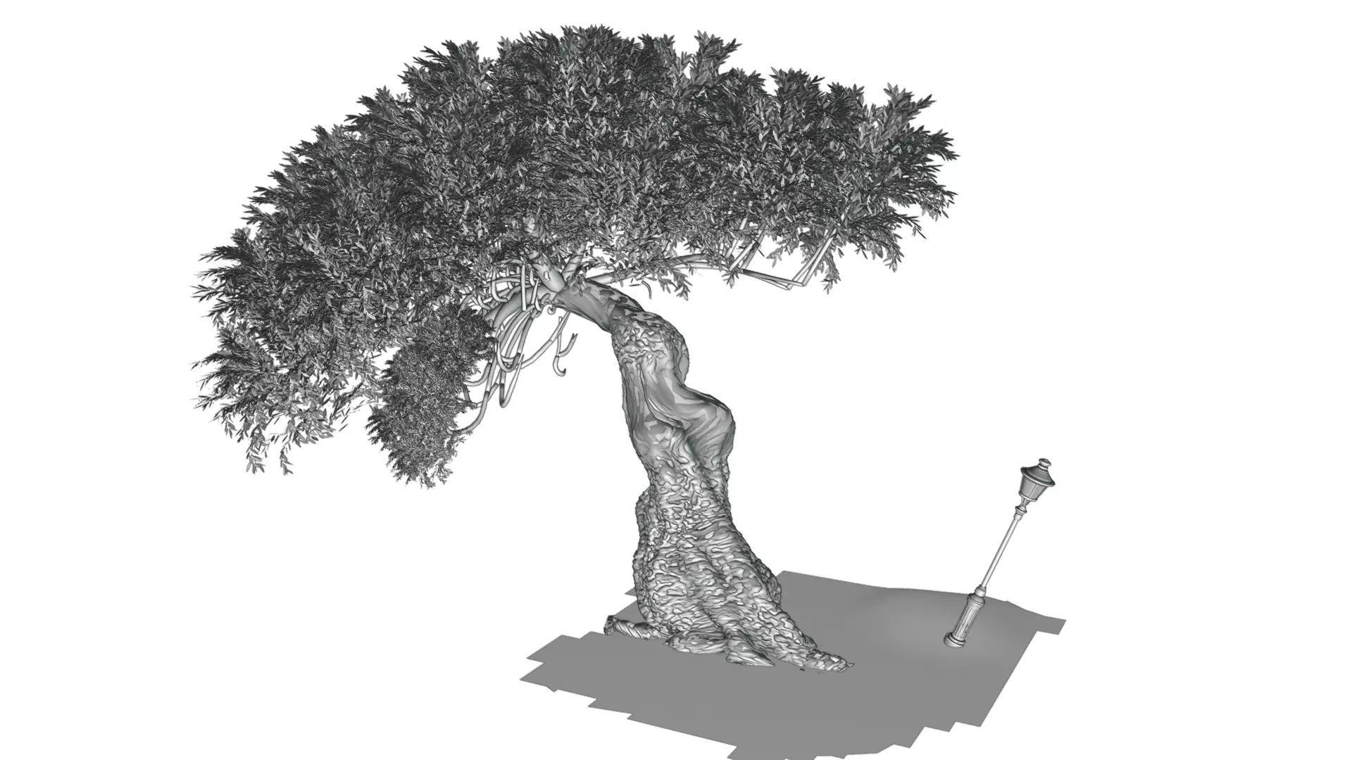 Stylized Tree 3D model_2