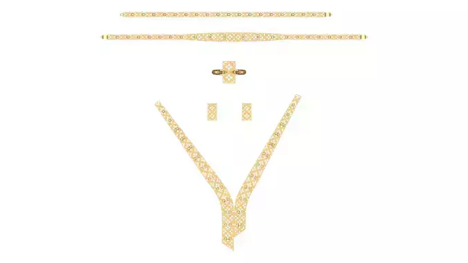 Lightweight Waterway Full Set - 3D Jewelry Model N02 - 14-16 gr