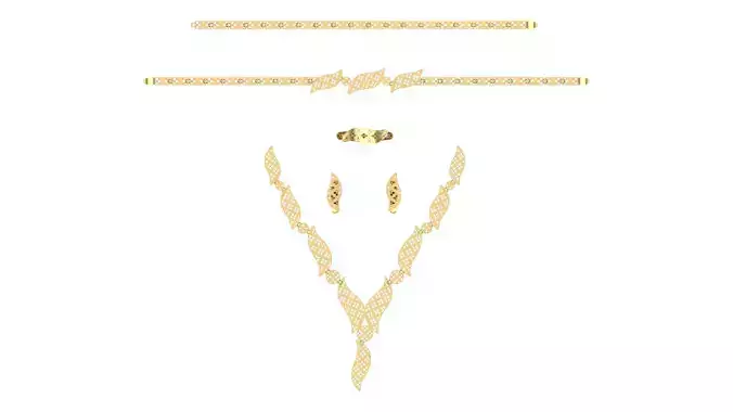 Lightweight Waterway Full Set - 3D Jewelry Model N03 - 14-16 gr