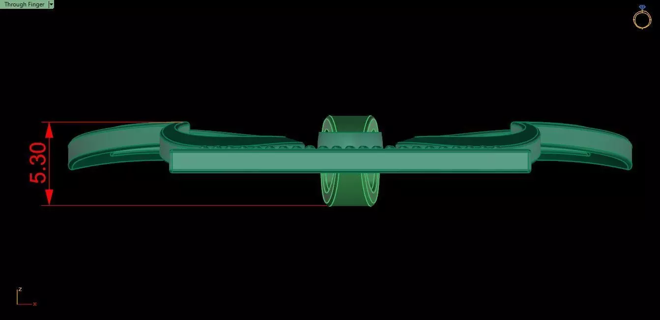 Angel pendant 3D print model_9